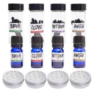 Pup Oils Beginners Scent Work Kit I Nose Work, Dog Scent Work I Scent Detection I Pure Essential Oils Sets I Dog Enrichment I Dog Training