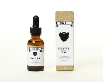 Handcrafted Beard Oil: Vanilla Citrus Scent, Argan & Jojoba Oils (1 oz)
