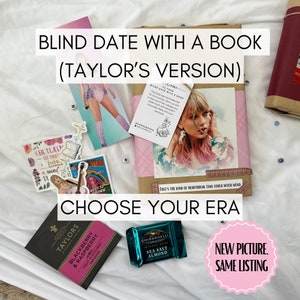 Blind Date with a Surprise Book (Taylor’s Version) | Bookish Swiftie Themed Gift | Bookish Stickers | Evermore