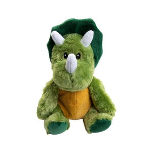 Weighted and Warmable Dinosaur Stuffed Animal, Anxiety Plushie, Calming Dino Cuddly Soft and Sensory Toy Add a Note Card Lavender Aroma