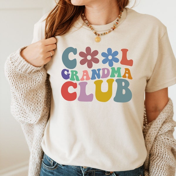 Cool Grandma Club Shirt, Cool Grandma Club Shirt, Winter Shirts, Mama Shirt, Gift for Grandma, Cool Grandma, Mother's Day Gift