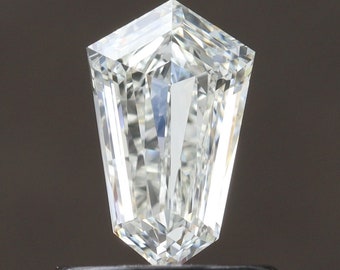 GIA Cert. Natural Diamond - 0.50 ct. I Color, VVS2 Kite