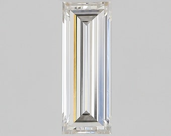 GIA Cert. Natural Diamond - 0.38 ct. I Color, VVS2 Baguette