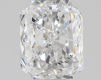 GIA Cert. Natural Diamond - 1.00 ct. D Color, SI2 Radiant