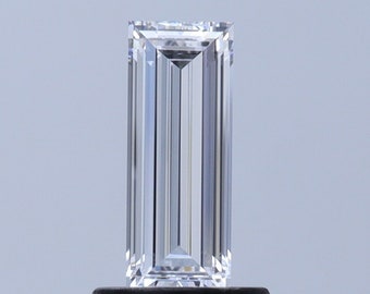 GIA Cert. Natural Diamond - 0.81 ct. D Color, VVS2 Baguette