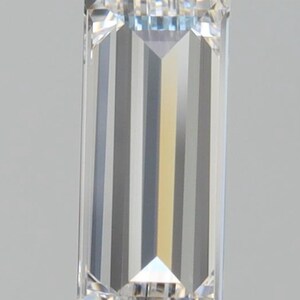 GIA Cert. Natural Diamond 0.30 ct. E Color, VS1 Baguette image 3