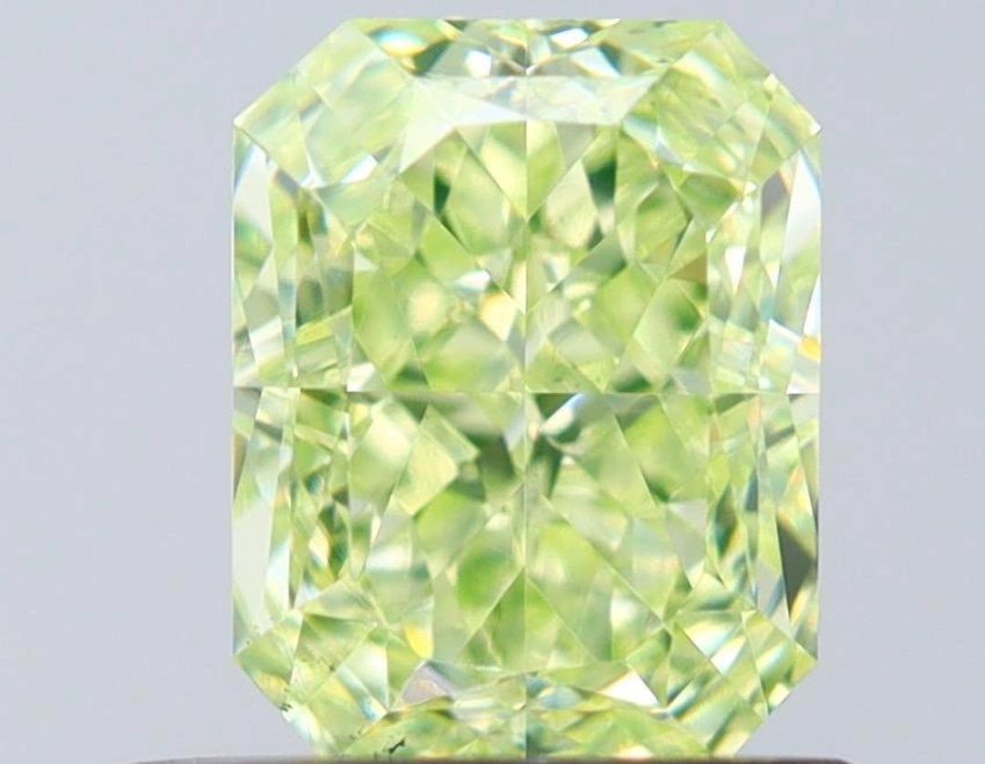 Natural Fancy Intense Yellow Green Diamond | Jewellery & Watch 