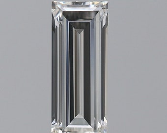 GIA Cert. Natural Diamond - 0.50 ct. G Color, VVS1 Baguette