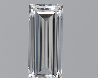 GIA Cert. Natural Diamond - 0.52 ct. E Color, VS2 Baguette