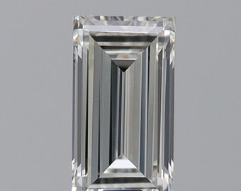 GIA Cert. Natural Diamond - 0.52 ct. I Color, VS2 Baguette