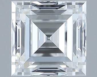 GIA Cert. Natural Diamond - 0.71 ct. D Color, VVS1 Square Step Cut