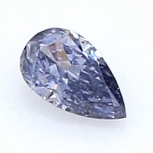 0.06 ct. Fancy Gray-Violet, Natural Even, Pear - GIA Cert. Natural Fancy Color Diamond (Argyle Violet)