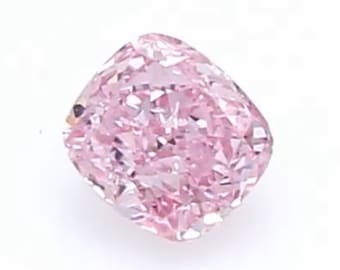 0.09 Ct. Fancy Intense Purplish Pink, Natural Even, Cushion 0.09 Ct. Fancy Intense Purplish Pink, Natural Even, Cushion