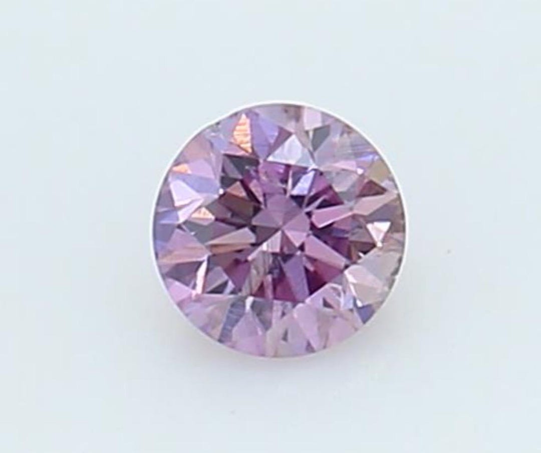 0.50ct Natural Loose Fancy Purple Pink Color Diamond GIA Certified 