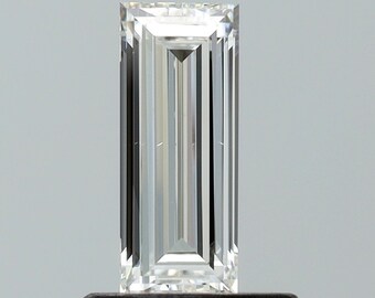 GIA Cert. Natural Diamond - 0.60 ct. G Color, VS2 Baguette