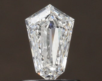 GIA Cert. Natural Diamond - 0.38 ct. F Color, VS2 Kite