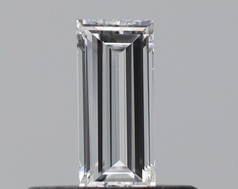 GIA Cert. Natural Diamond - 0.30 ct. E Color, VS2 Baguette