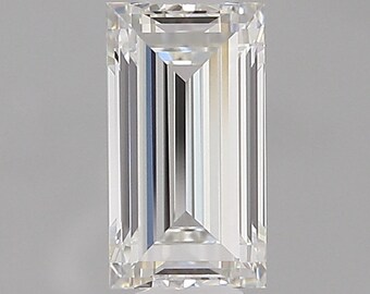 GIA Cert. Natural Diamond - 0.80 ct. G Color, VVS1 Baguette