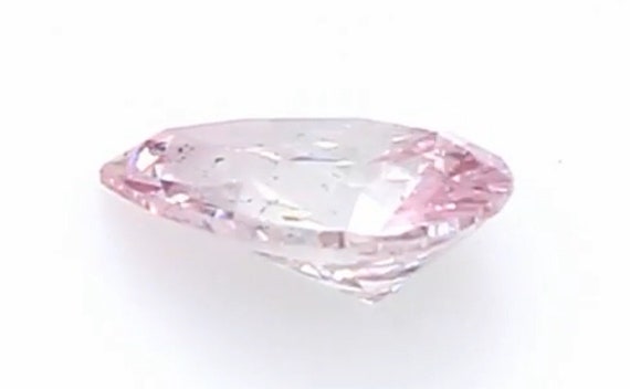 2024-25 秋冬新作  Purplish Intense Fancy Ct. 0.11 Pink, Pear Even, Natural ダイヤモンド