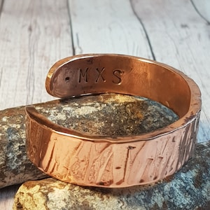 Koperen Armband | 15 mm Breed | 5 mm Dik | 90g | Manchettenarmband | Handgemaakt | Cadeau voor Mannen | Uniek Ontwerp door MAXIMUS