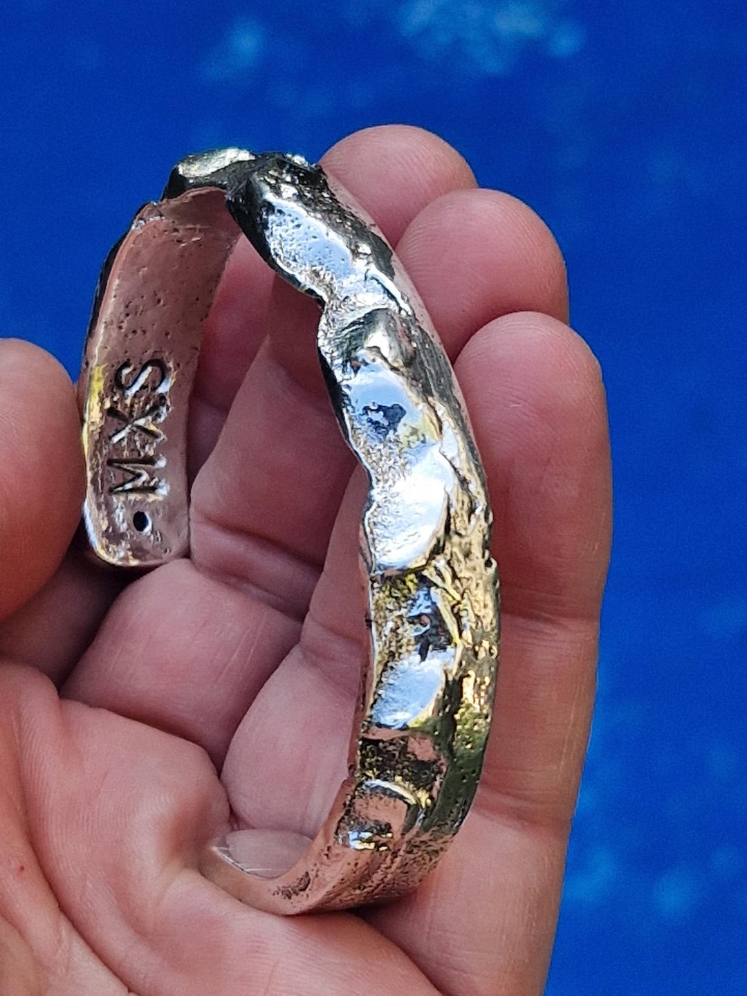 Silver Mountain | Bracelet in Pure Solid Silver 999‰ | 93 G | 5 X