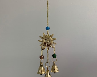 Sun Mobile Celestial Art Home & Garden Décor Harmony Wind Chime (9&quot;)