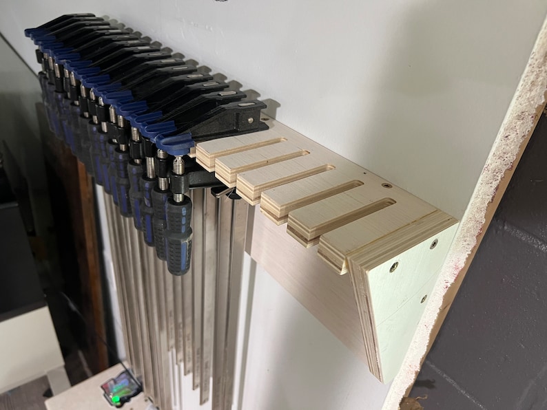 Cnc Clamp Rack - Pre-programmed, Vectric, Vcarve, Toolpath - Etsy