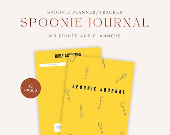 Spoonie Planner | Spoonie Printable | Chronic Illness Planner | Chronically Ill Printable | Spoonie Journal |