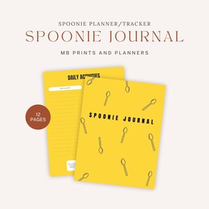 Spoonie Planner | Spoonie Printable | Chronic Illness Planner | Chronically Ill Printable | Spoonie Journal |