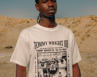 Tommy Wright III on the Run T-shirt / Bigtyme Recordz DJ Screw
