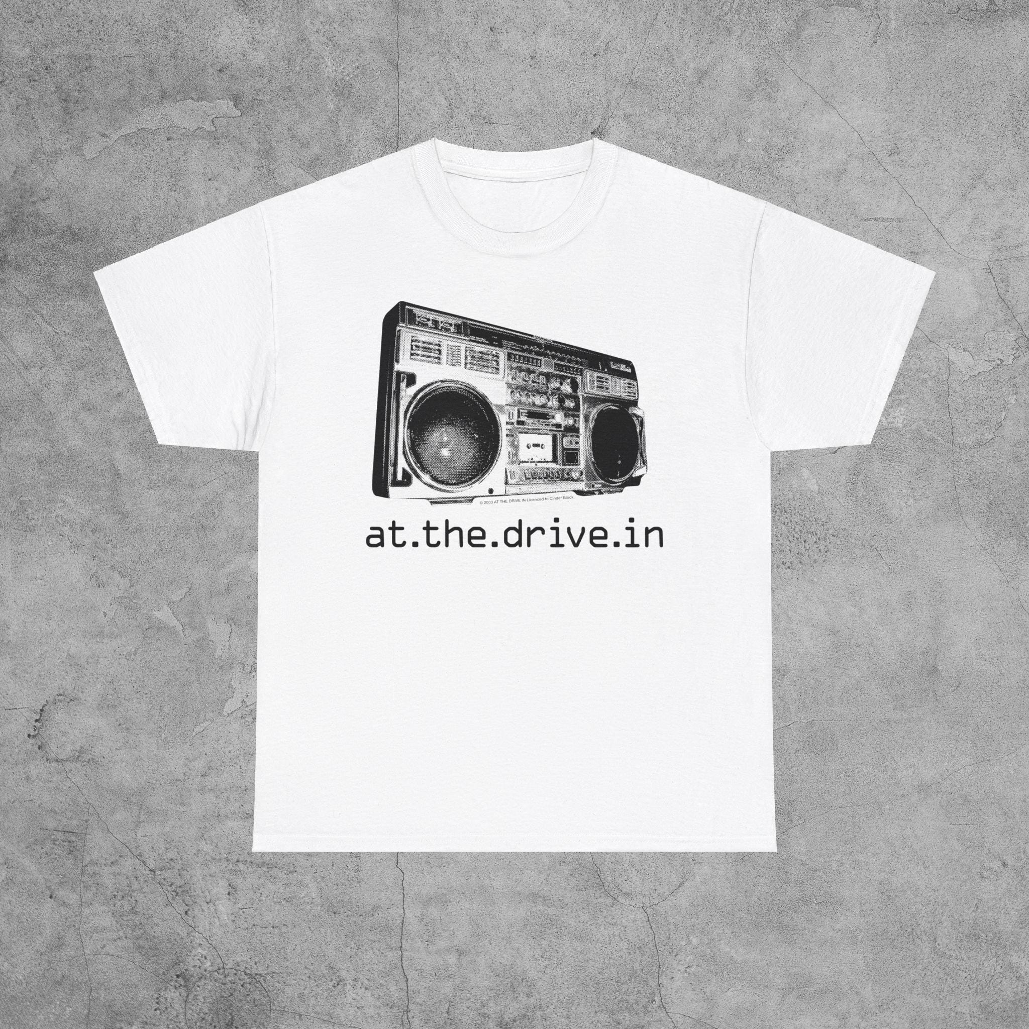 At the Drive in Relationship of Command Boombox T-shirt / ATDI