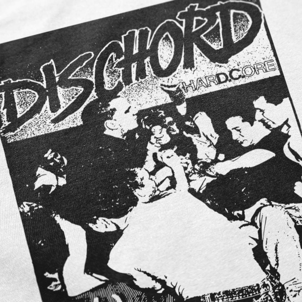 Dischord Records DC Hardcore T-shirt / Fugazi Repeater at the