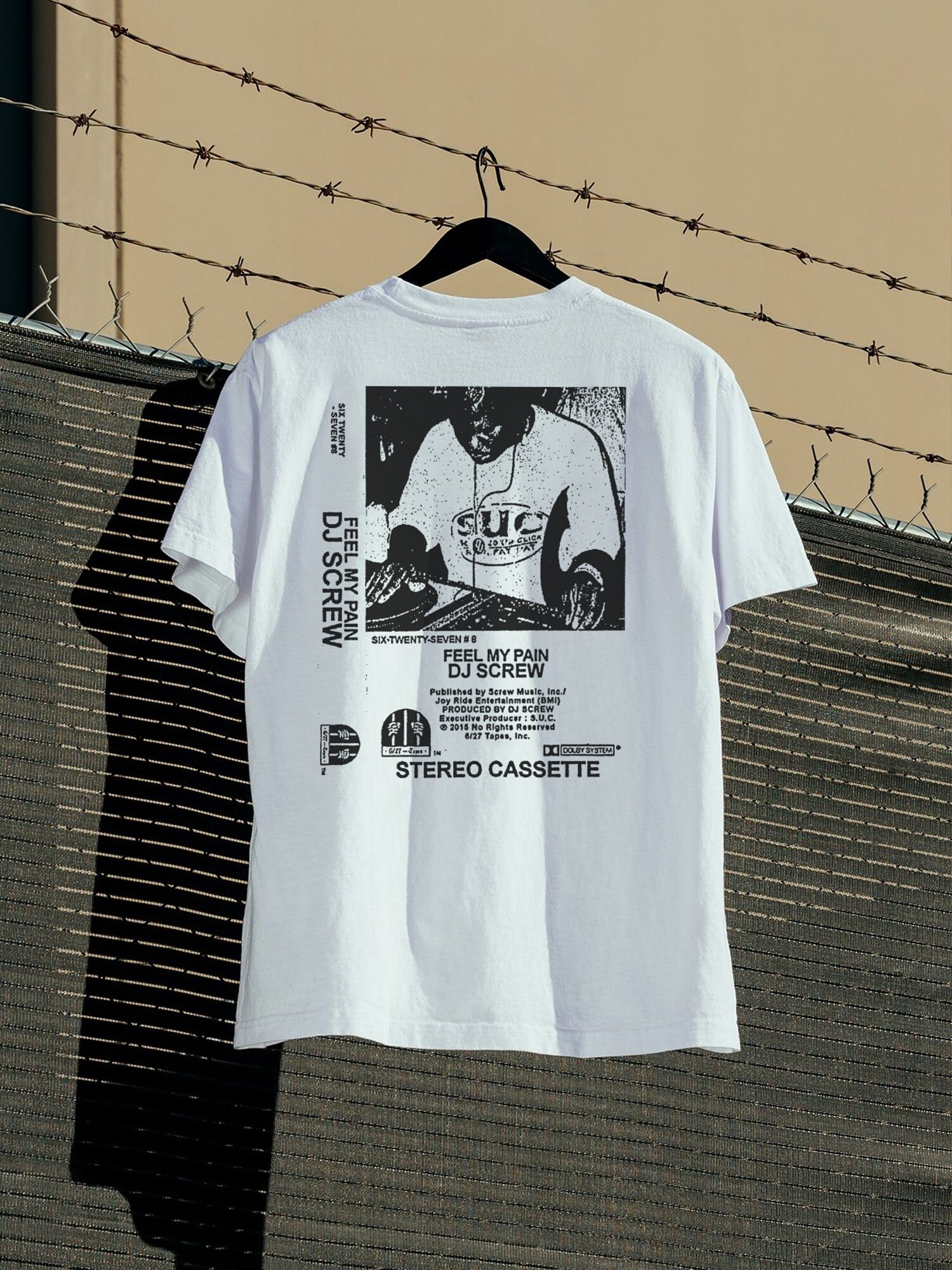 DJ Screw Feel My Pain T-shirt / Bigtyme Recordz Tommy Wright