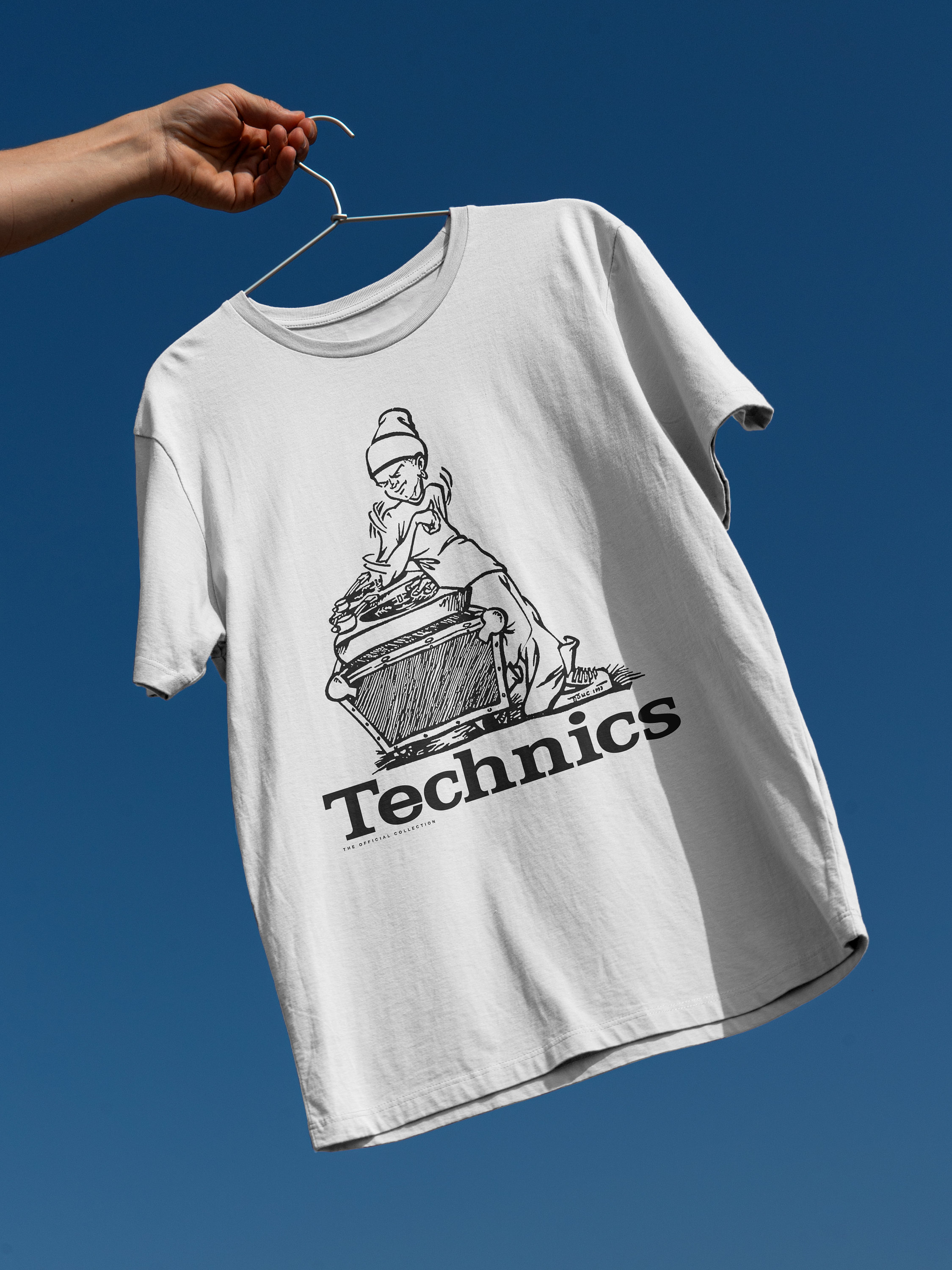 Technics Audio 90s Logo T-shirt / Scratch DJ Turntables DMC Aphex