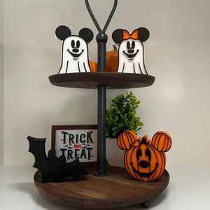 Mickey Inspired Halloween Tiered Tray Decor