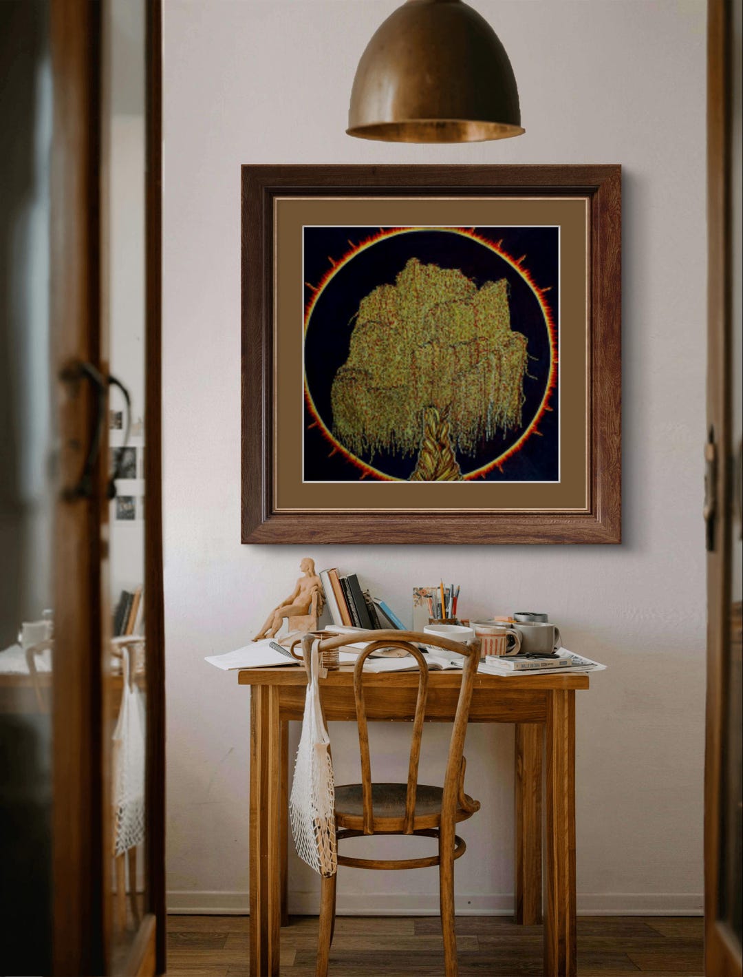 Tree of Life, Symbolic Art, Inspirational Art, Spiritual, Abstract Wall ...