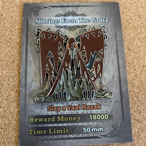 MHW Vaal Hazak Layered Pin