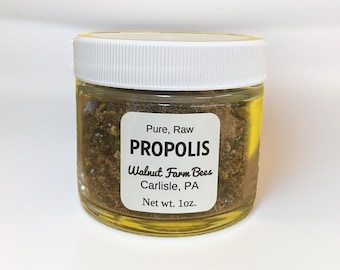 Raw Propolis Chunks, Pieces & Powder (1 oz)