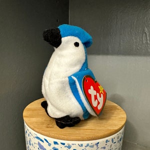 Rocket the Blue Jay- Teenie Beanie Babies