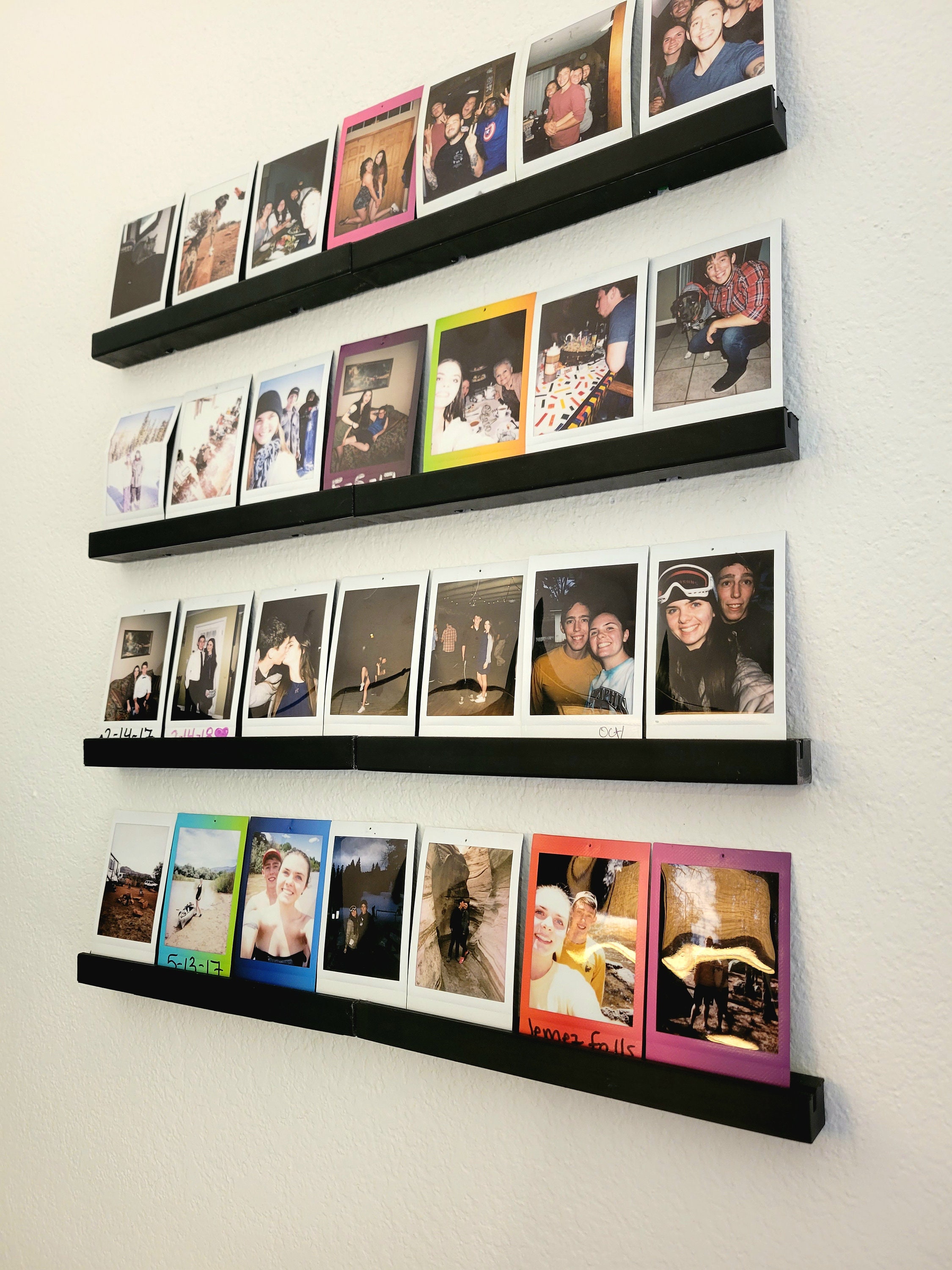 Polaroid Picture Display | Instax Mini Film Storage | Picture Frame | Polaroid Picture | Photo Wall Display | Dorm Room Decor  Bedroom Decor