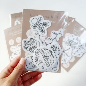 Stick and Stitch broderimönster || Broderi Stick and Stitch || Julbroderimönster || Julstödsmönster