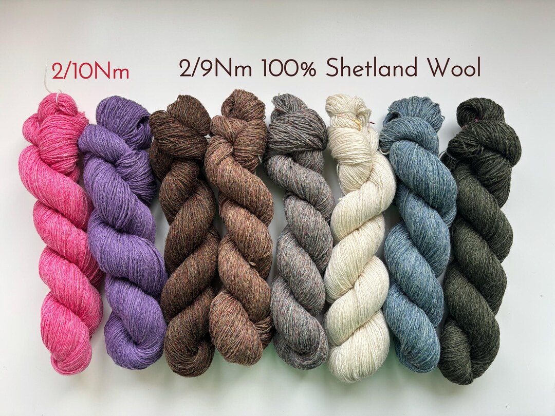 Sharn Wool Shetland Wool Yarn: 100% Wool, 2-ply, Knitting & Crochet - Etsy UK