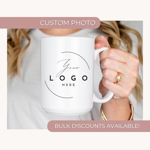 Custom Logo Mug – Bulk Personalized Company Mugs | Corporate Coffee Cup with Your Branding | Branded Mugs for Businesses