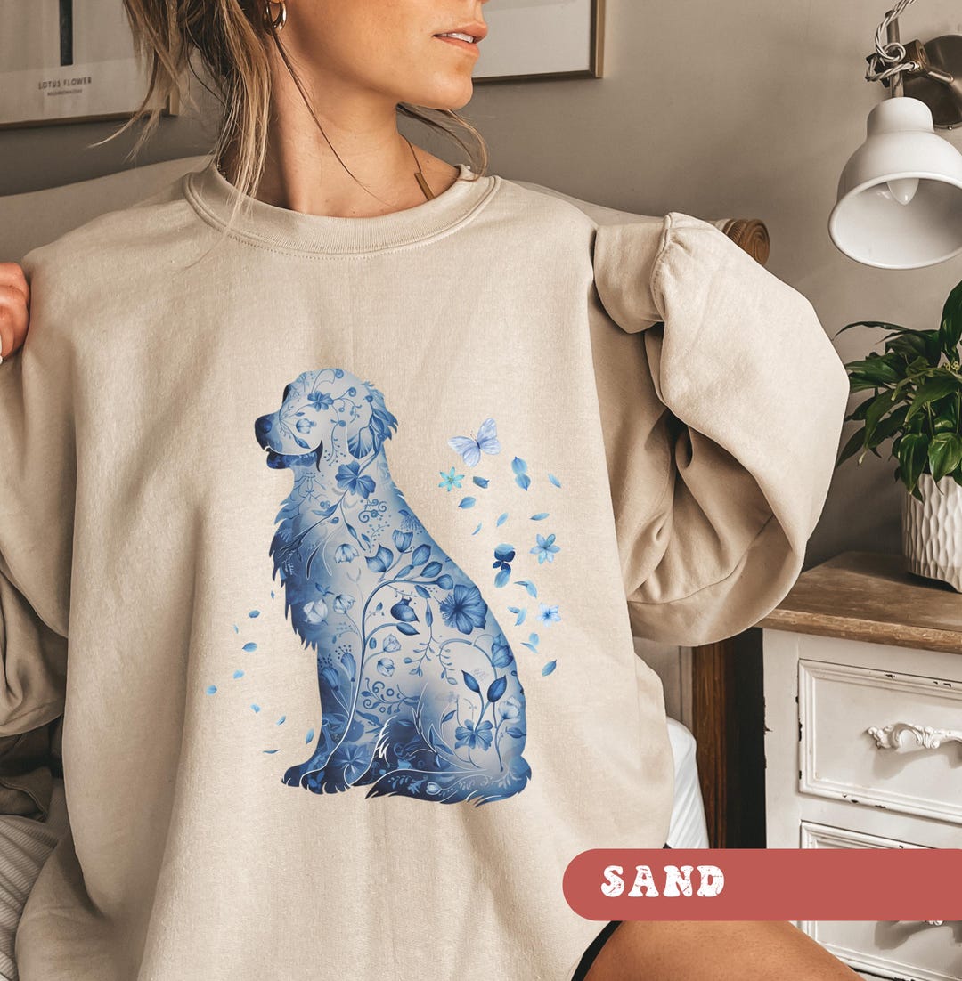 Floral Golden Retriever Shirt,golden Retriever Mom,funny Dog Shirt ...