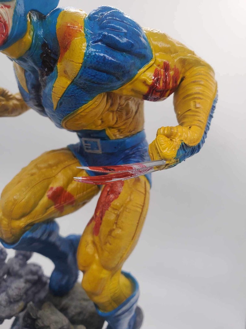 Wolverine X Men Action Figure, 3D Printed Wolverine Figure, Hand