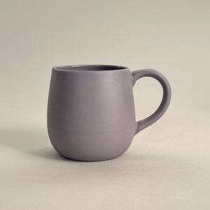 Porcelain Coffee Mug Handmade Porcelain Ceramic Mug Purple