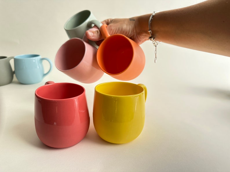 Unique Handmade Porcelain Mug Exquisite Design for Enjoying Coffee or Tea in Style image 9
