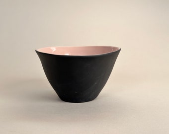 Handmade Triangle Bowl - Unique Porcelain Ceramic Tableware