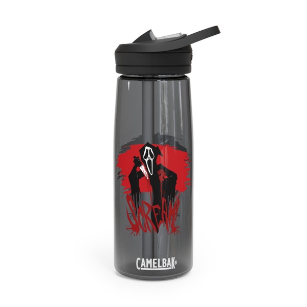 Scream Ghostface CamelBak Eddy®  Water Bottle, 20oz\25oz // halloween, ghost, mask, scary, horror movie, horror, blood