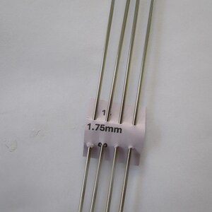 Dollhouse Knitting Needles Set: Thin Steel Needles for Doll Clothes image 4